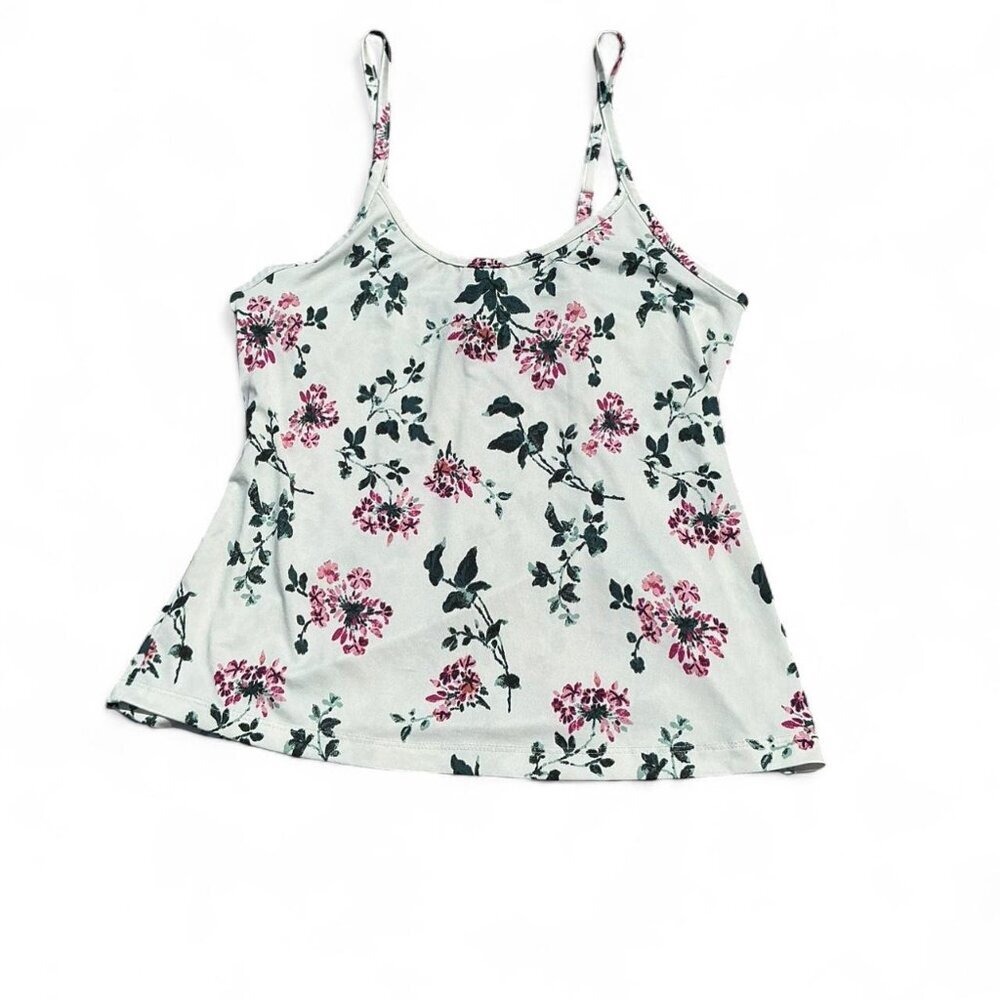 Nanette Lepore White Floral Cami Size Small Tank